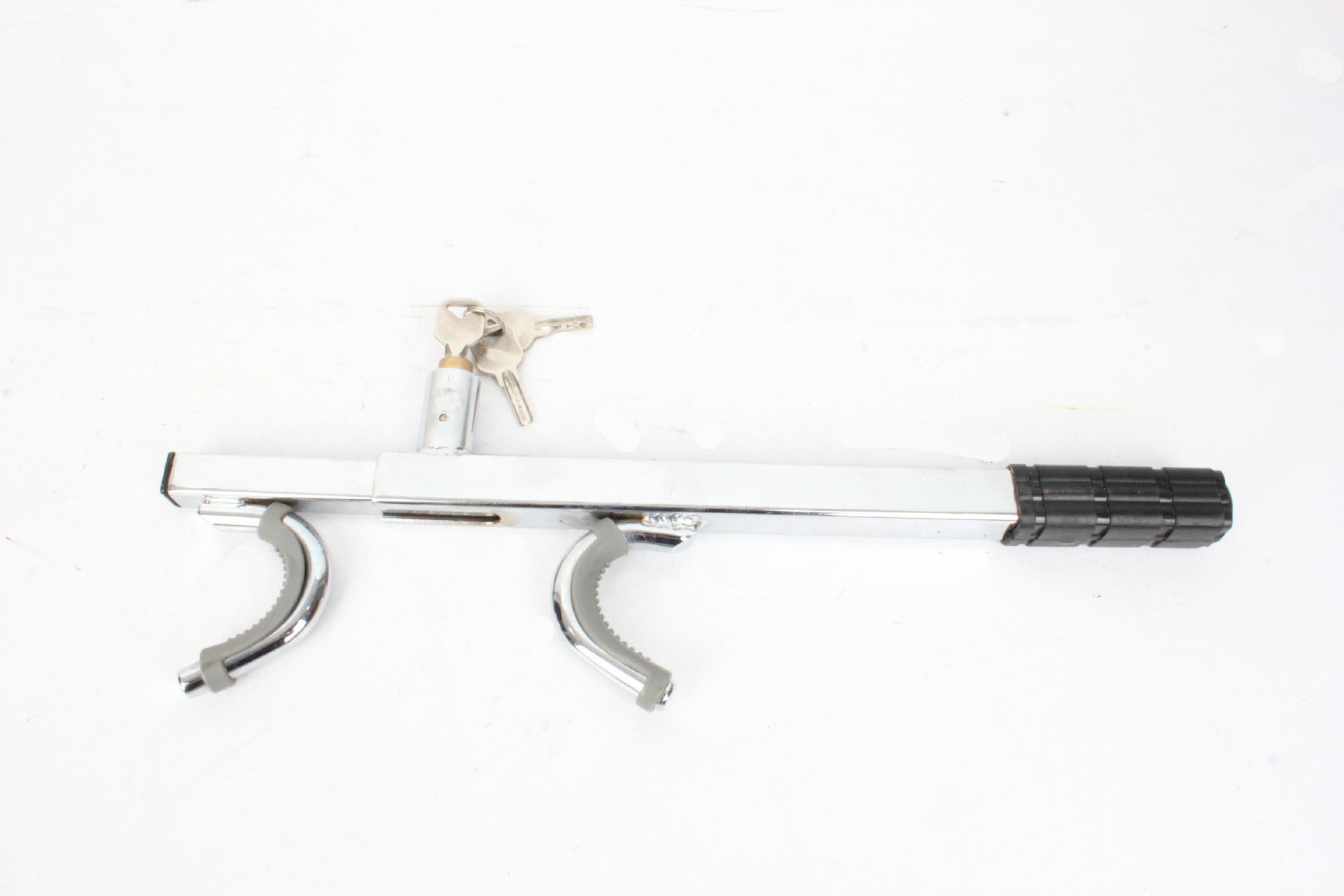 YH2099 High Quality Electroplated Universal Car Steering Wheel Lock - Anti-Theft Security Device | N