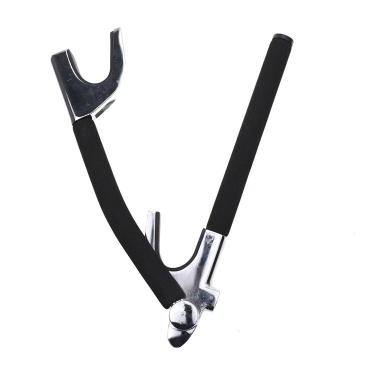 YH1958 Universal Durable Steel Foldable Car Steering Wheel Lock Anti-Theft Security Device - Ningbo